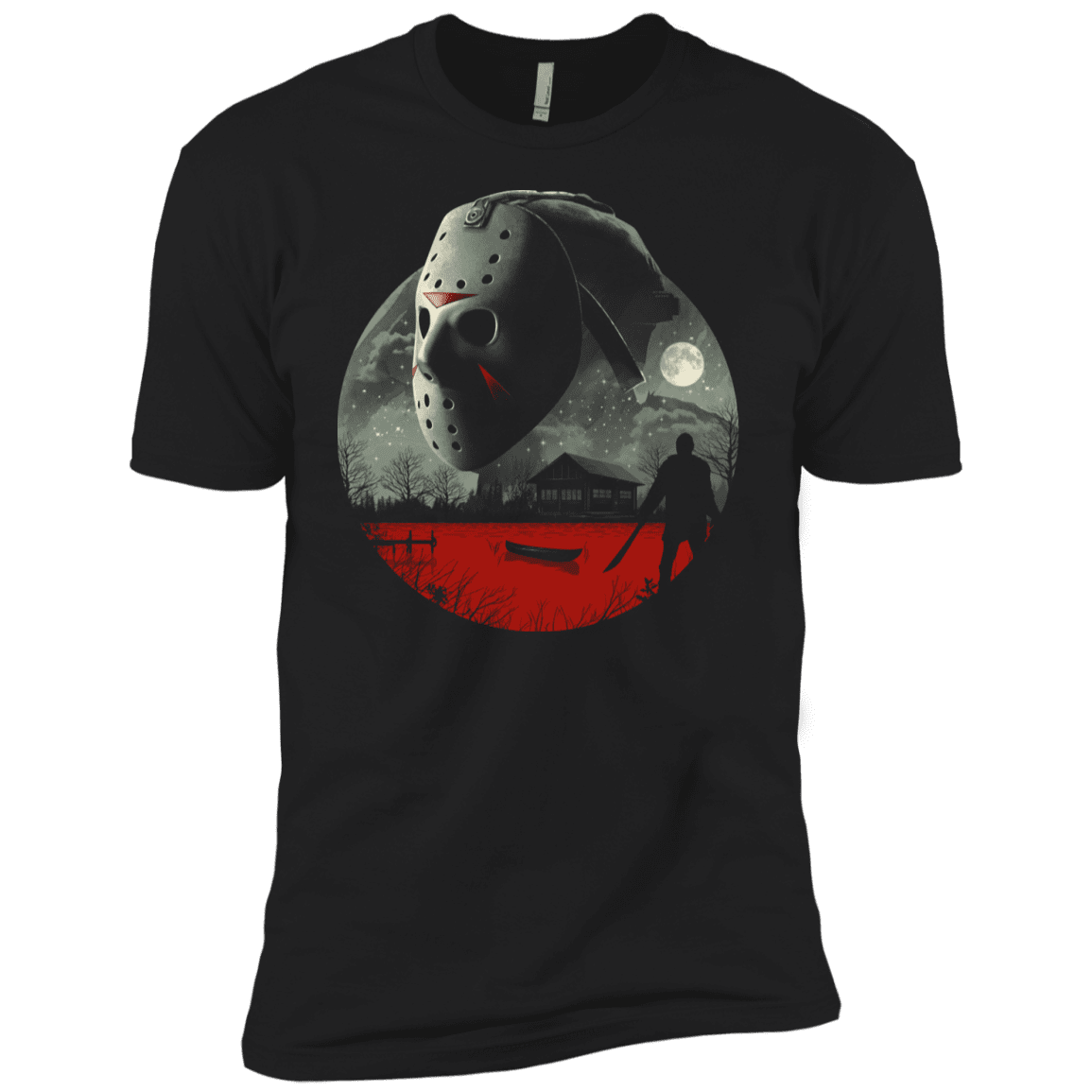 T-Shirts Black / YXS Friday in Camp Blood Boys Premium T-Shirt