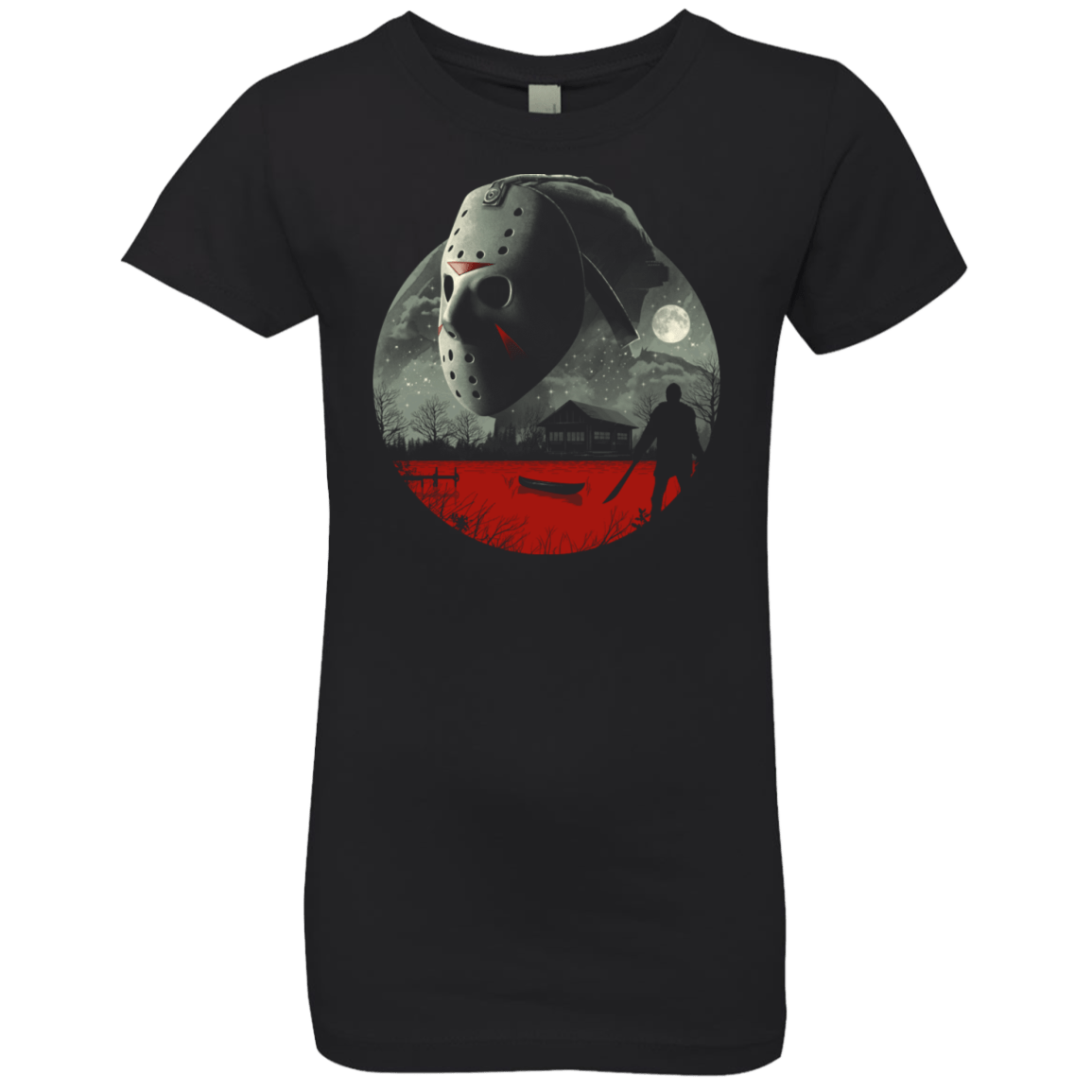 T-Shirts Black / YXS Friday in Camp Blood Girls Premium T-Shirt