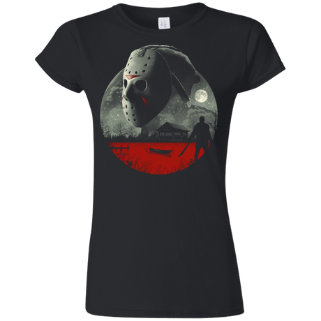 T-Shirts Black / S Friday in Camp Blood Junior Slimmer-Fit T-Shirt