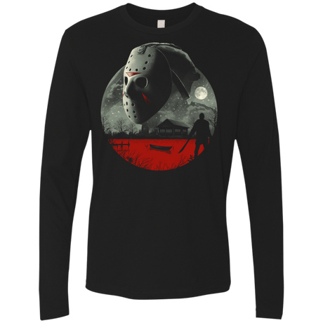 T-Shirts Black / S Friday in Camp Blood Men's Premium Long Sleeve