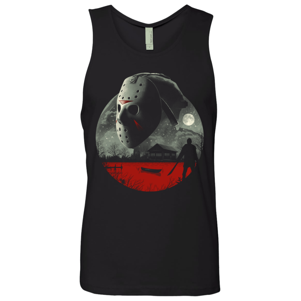 T-Shirts Black / S Friday in Camp Blood Men's Premium Tank Top