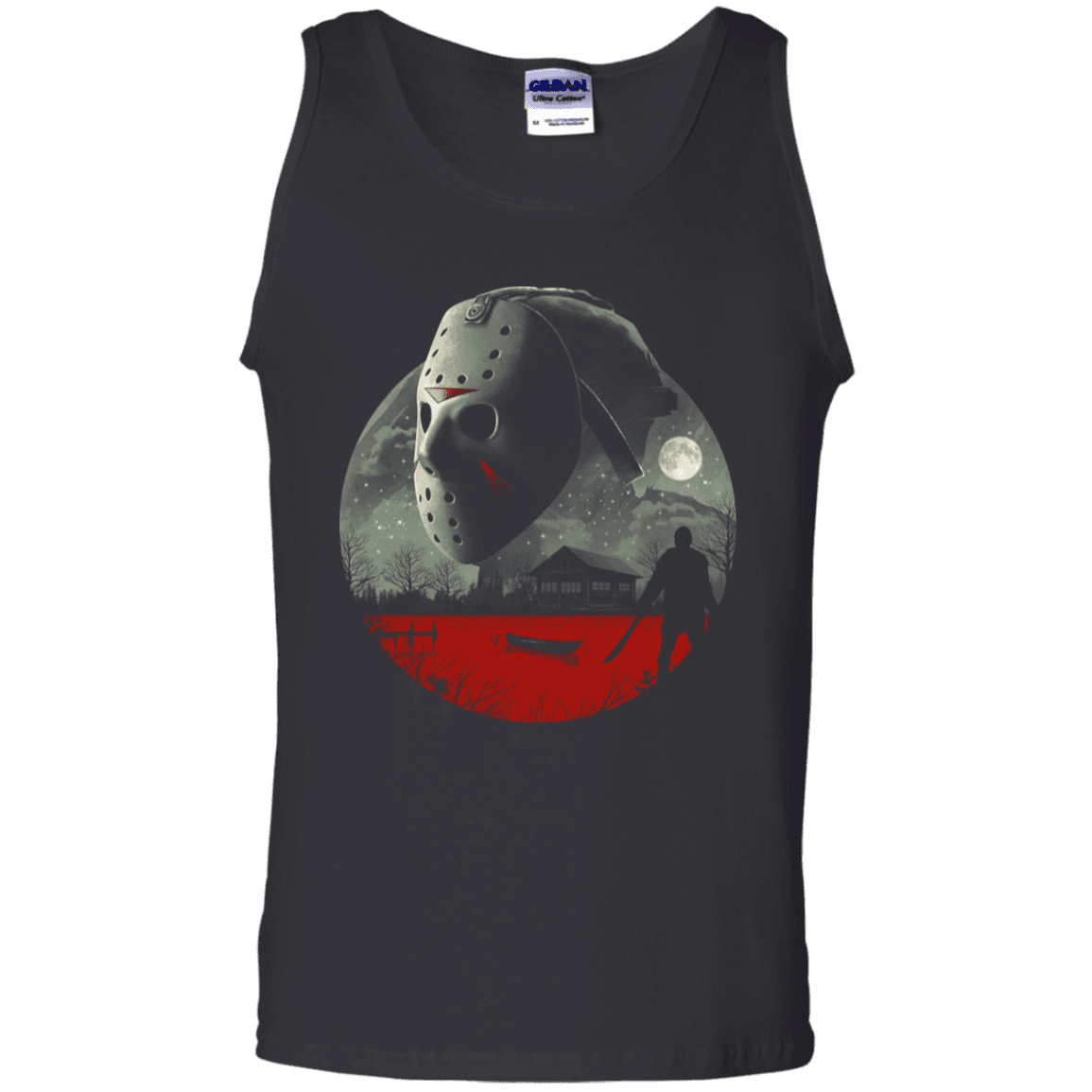 T-Shirts Black / S Friday in Camp Blood Men's Tank Top