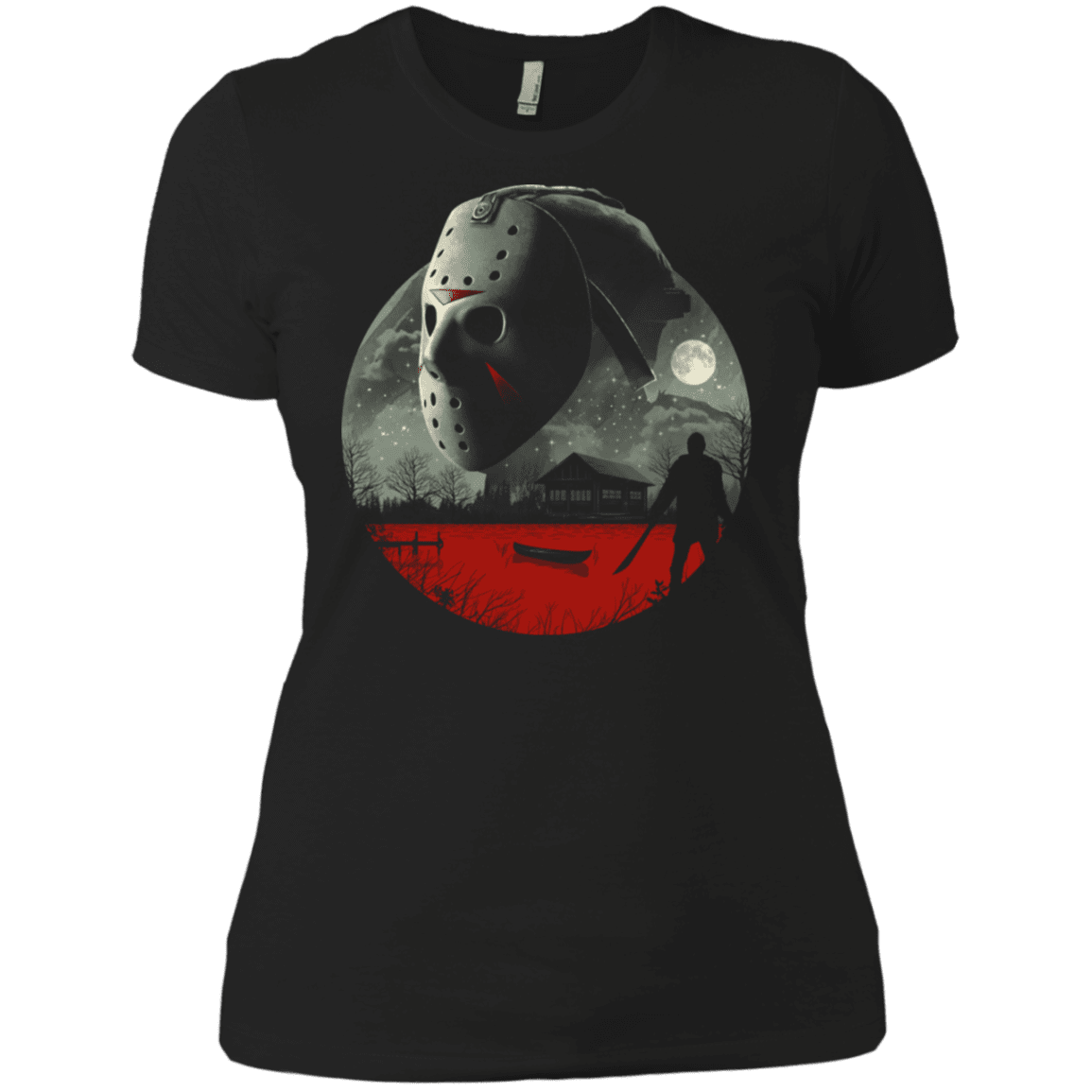 T-Shirts Black / X-Small Friday in Camp Blood Women's Premium T-Shirt