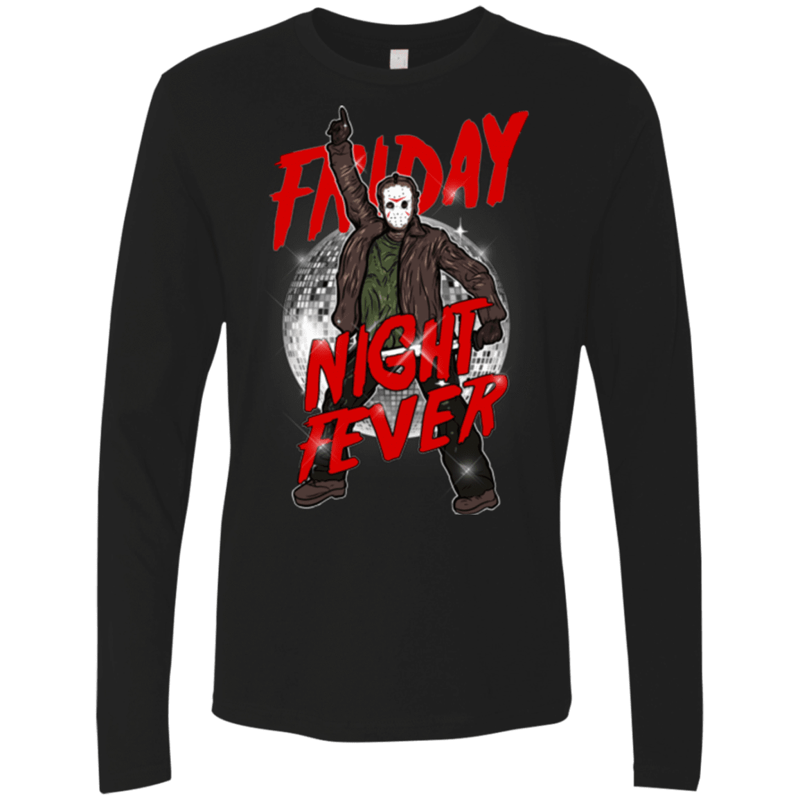 T-Shirts Black / Small Friday Night Fever Men's Premium Long Sleeve