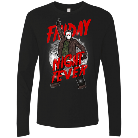 T-Shirts Black / Small Friday Night Fever Men's Premium Long Sleeve