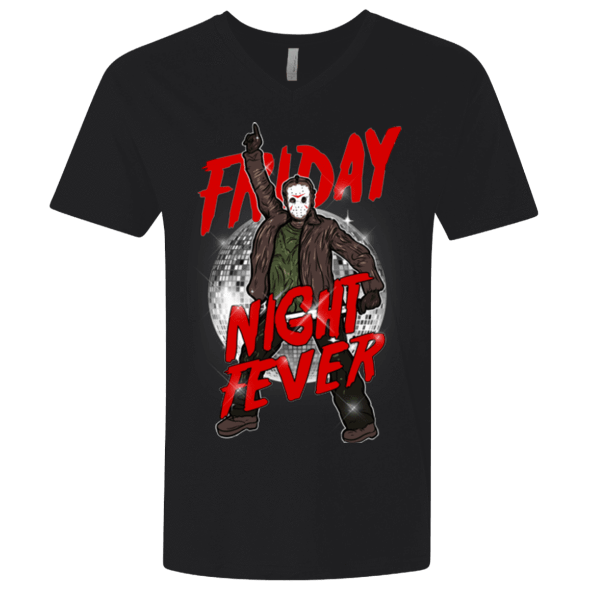 T-Shirts Black / X-Small Friday Night Fever Men's Premium V-Neck