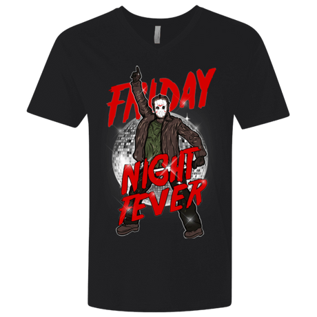 T-Shirts Black / X-Small Friday Night Fever Men's Premium V-Neck