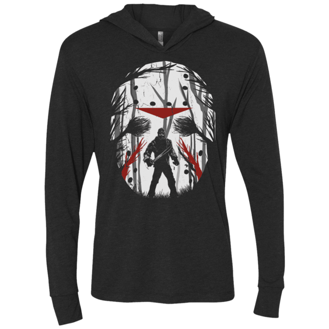 T-Shirts Vintage Black / X-Small Friday Shadow Triblend Long Sleeve Hoodie Tee