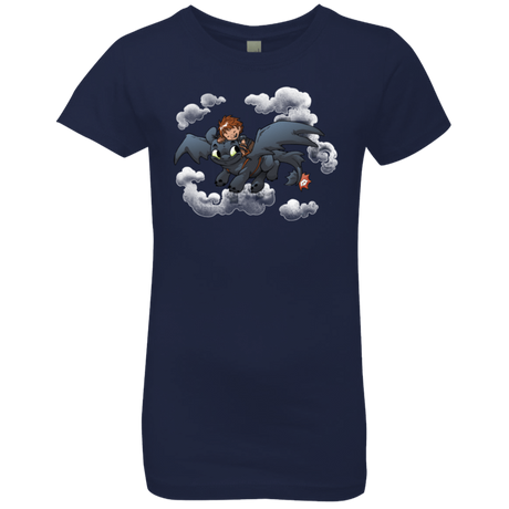 T-Shirts Midnight Navy / YXS Friendly Flight Girls Premium T-Shirt