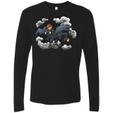 T-Shirts Black / Small Friendly Flight Men's Premium Long Sleeve