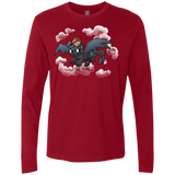 T-Shirts Cardinal / Small Friendly Flight Men's Premium Long Sleeve