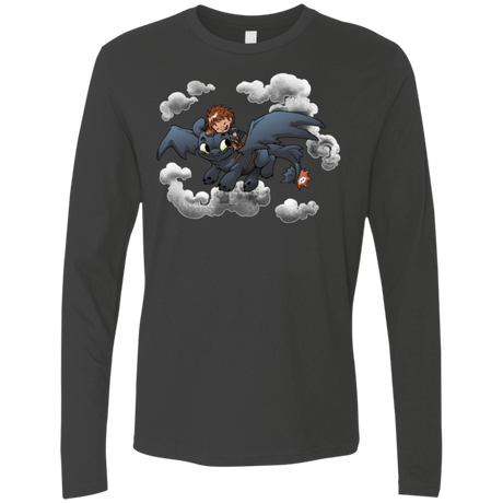 T-Shirts Heavy Metal / Small Friendly Flight Men's Premium Long Sleeve