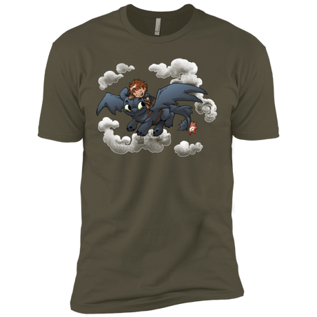 T-Shirts Military Green / X-Small Friendly Flight Men's Premium T-Shirt