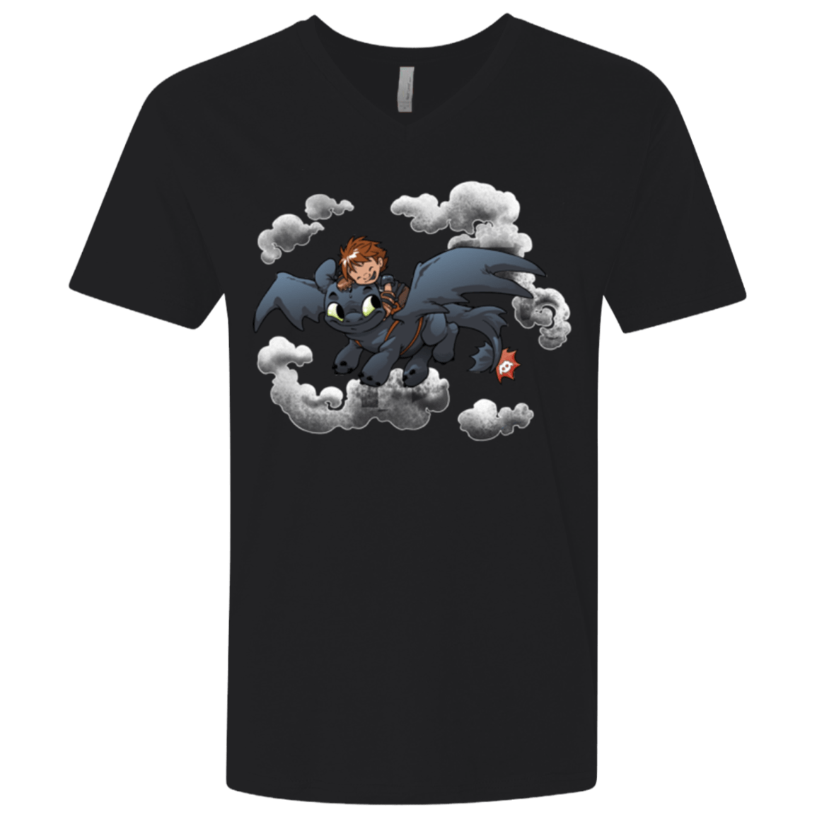 T-Shirts Black / X-Small Friendly Flight Men's Premium V-Neck