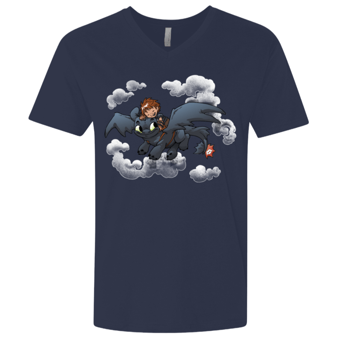T-Shirts Midnight Navy / X-Small Friendly Flight Men's Premium V-Neck