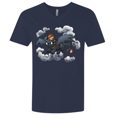 T-Shirts Midnight Navy / X-Small Friendly Flight Men's Premium V-Neck