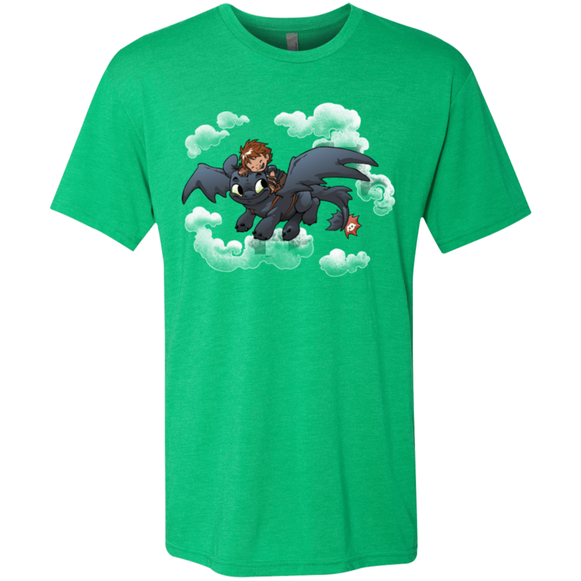 T-Shirts Envy / Small Friendly Flight Men's Triblend T-Shirt