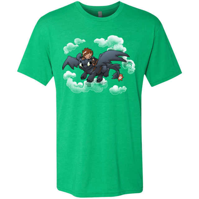 T-Shirts Envy / Small Friendly Flight Men's Triblend T-Shirt