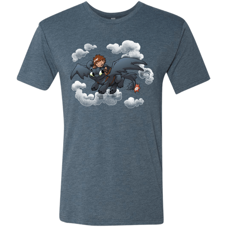 T-Shirts Indigo / Small Friendly Flight Men's Triblend T-Shirt