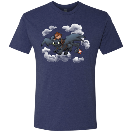 T-Shirts Vintage Navy / Small Friendly Flight Men's Triblend T-Shirt