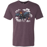 T-Shirts Vintage Purple / Small Friendly Flight Men's Triblend T-Shirt