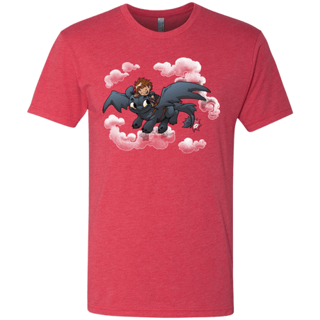 T-Shirts Vintage Red / Small Friendly Flight Men's Triblend T-Shirt