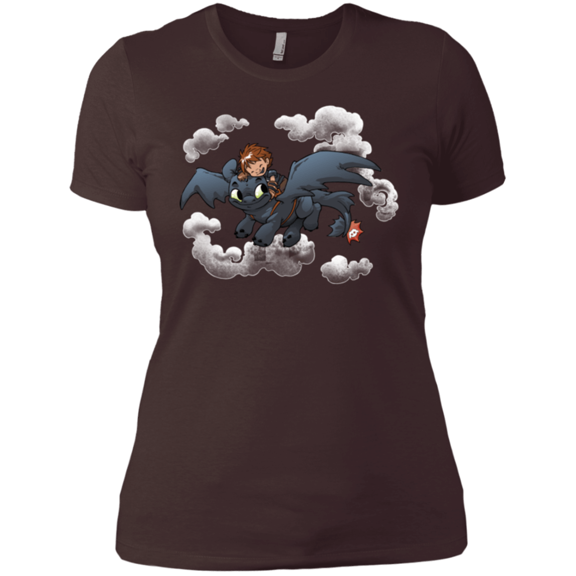 T-Shirts Dark Chocolate / X-Small Friendly Flight Women's Premium T-Shirt