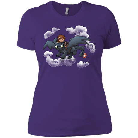 T-Shirts Purple Rush/ / X-Small Friendly Flight Women's Premium T-Shirt