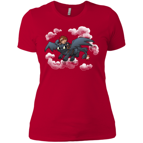 T-Shirts Red / X-Small Friendly Flight Women's Premium T-Shirt