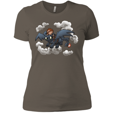 T-Shirts Warm Grey / X-Small Friendly Flight Women's Premium T-Shirt
