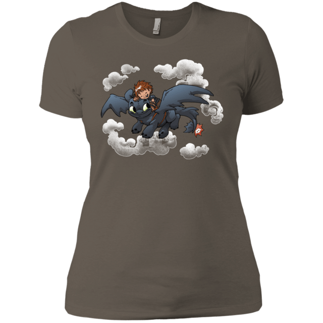 T-Shirts Warm Grey / X-Small Friendly Flight Women's Premium T-Shirt