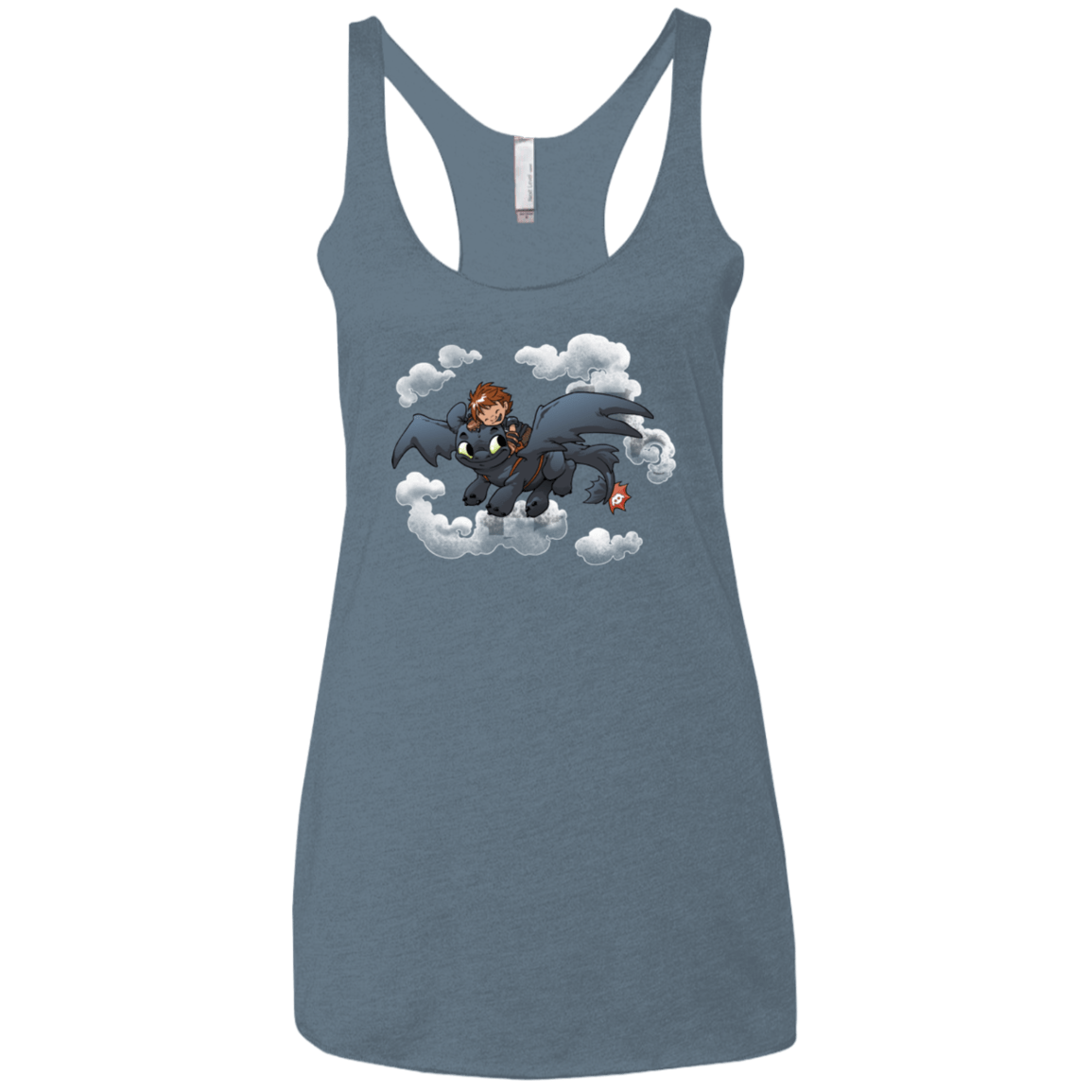 T-Shirts Indigo / X-Small Friendly Flight Women's Triblend Racerback Tank