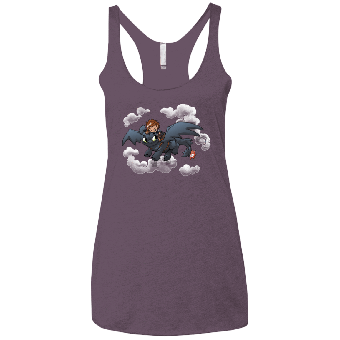 T-Shirts Vintage Purple / X-Small Friendly Flight Women's Triblend Racerback Tank