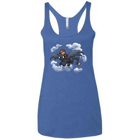 T-Shirts Vintage Royal / X-Small Friendly Flight Women's Triblend Racerback Tank