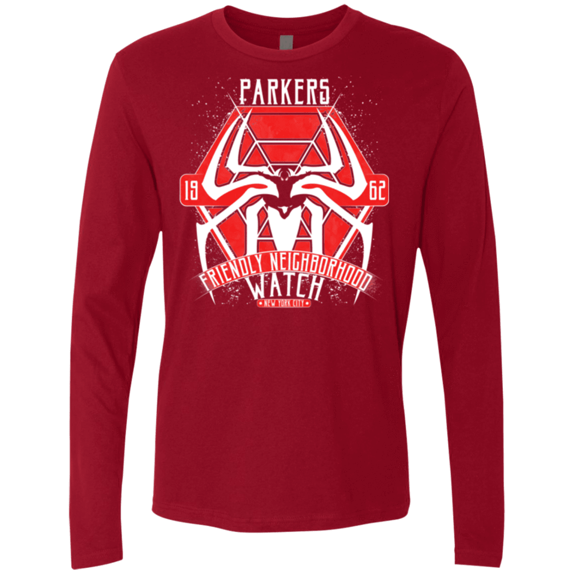 T-Shirts Cardinal / Small Friendly Neighborhood Watch Men's Premium Long Sleeve