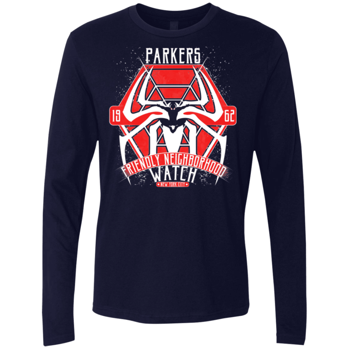 T-Shirts Midnight Navy / Small Friendly Neighborhood Watch Men's Premium Long Sleeve