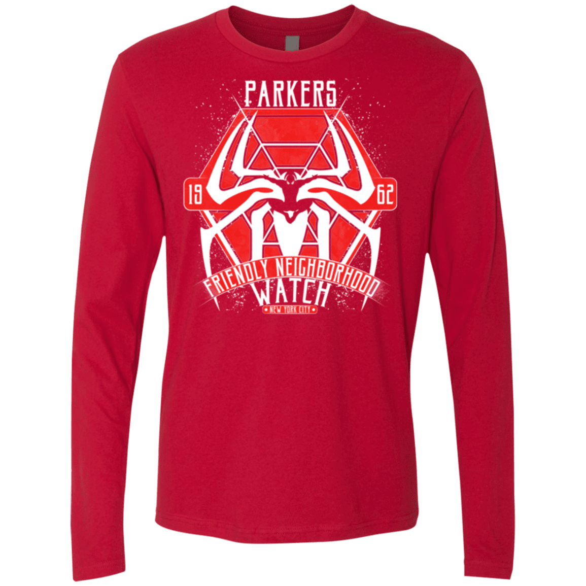 T-Shirts Red / Small Friendly Neighborhood Watch Men's Premium Long Sleeve