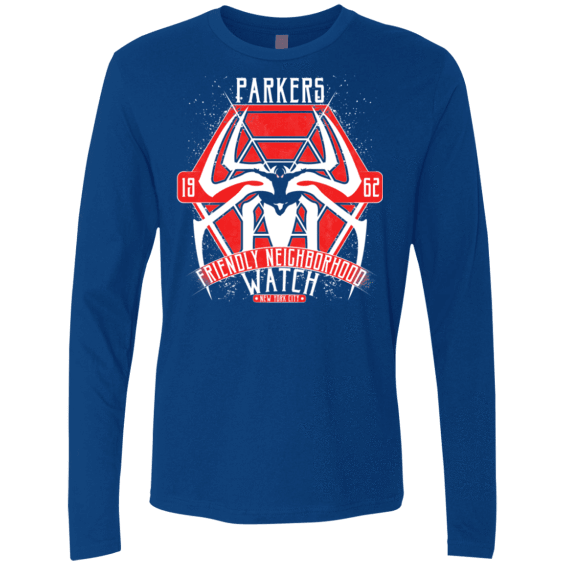 T-Shirts Royal / Small Friendly Neighborhood Watch Men's Premium Long Sleeve