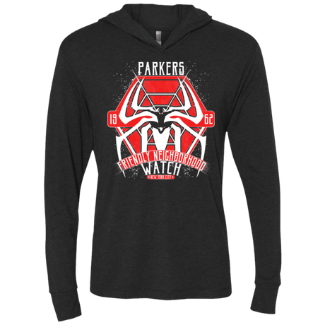 T-Shirts Vintage Black / X-Small Friendly Neighborhood Watch Triblend Long Sleeve Hoodie Tee