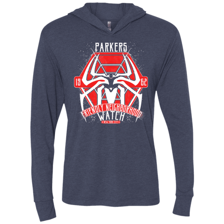 T-Shirts Vintage Navy / X-Small Friendly Neighborhood Watch Triblend Long Sleeve Hoodie Tee