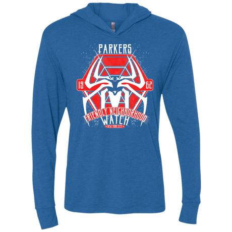 T-Shirts Vintage Royal / X-Small Friendly Neighborhood Watch Triblend Long Sleeve Hoodie Tee