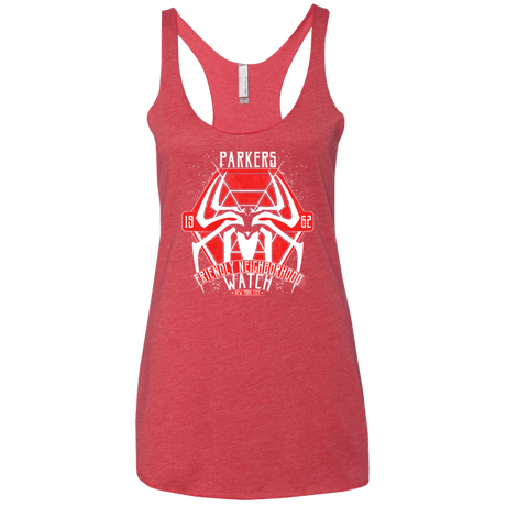 T-Shirts Vintage Red / X-Small Friendly Neighborhood Watch Women's Triblend Racerback Tank