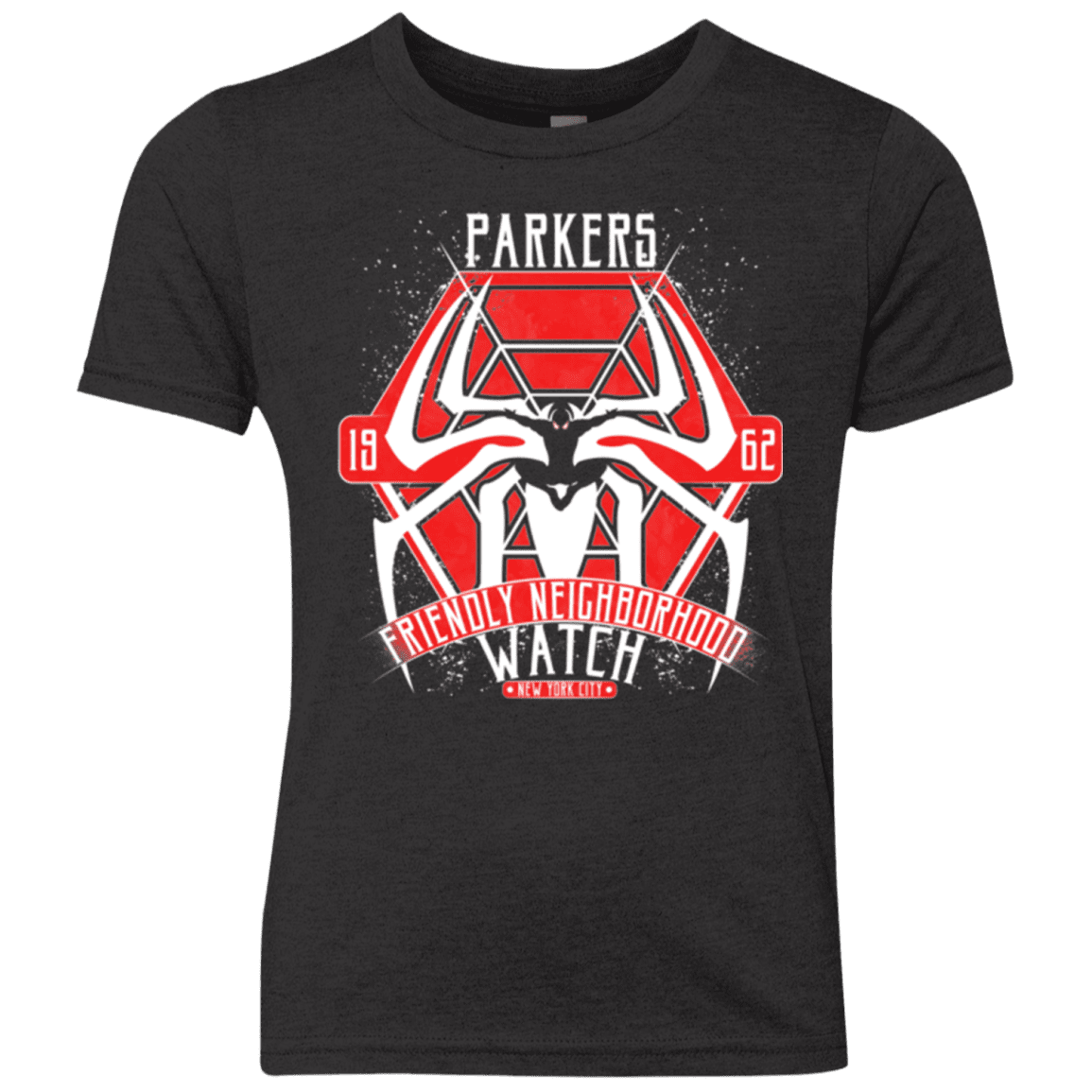 T-Shirts Vintage Black / YXS Friendly Neighborhood Watch Youth Triblend T-Shirt