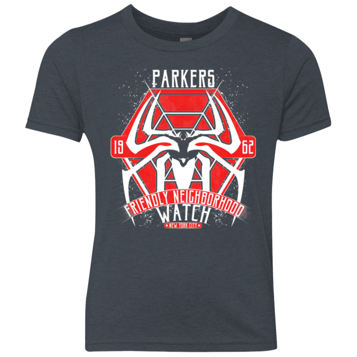 T-Shirts Vintage Navy / YXS Friendly Neighborhood Watch Youth Triblend T-Shirt