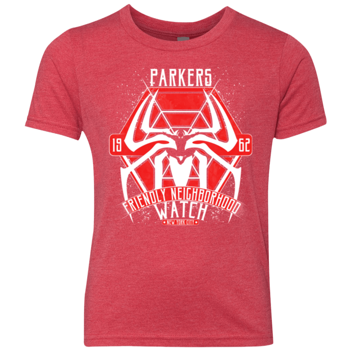 T-Shirts Vintage Red / YXS Friendly Neighborhood Watch Youth Triblend T-Shirt