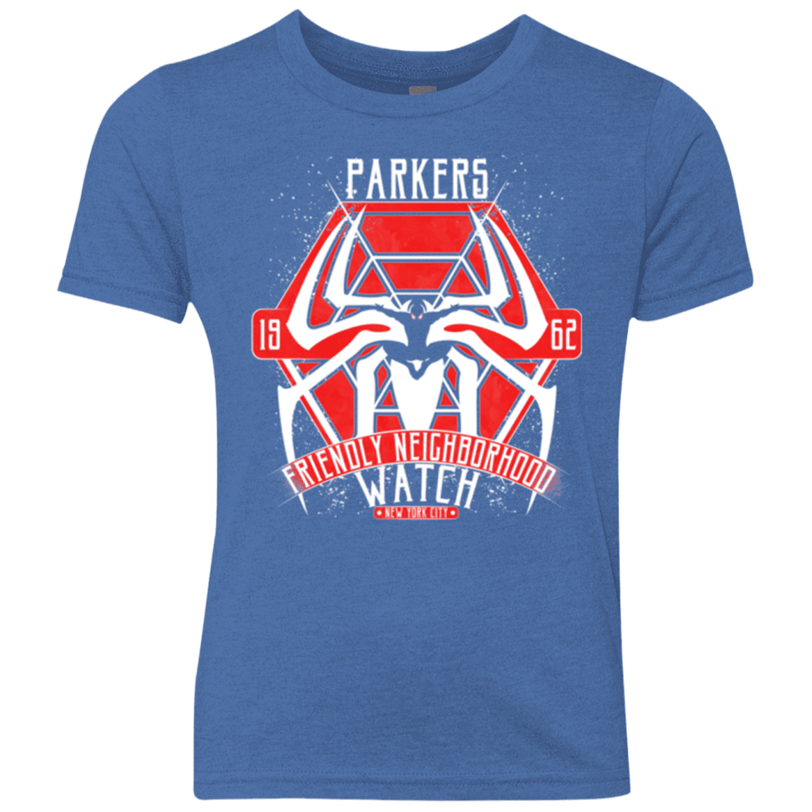 T-Shirts Vintage Royal / YXS Friendly Neighborhood Watch Youth Triblend T-Shirt