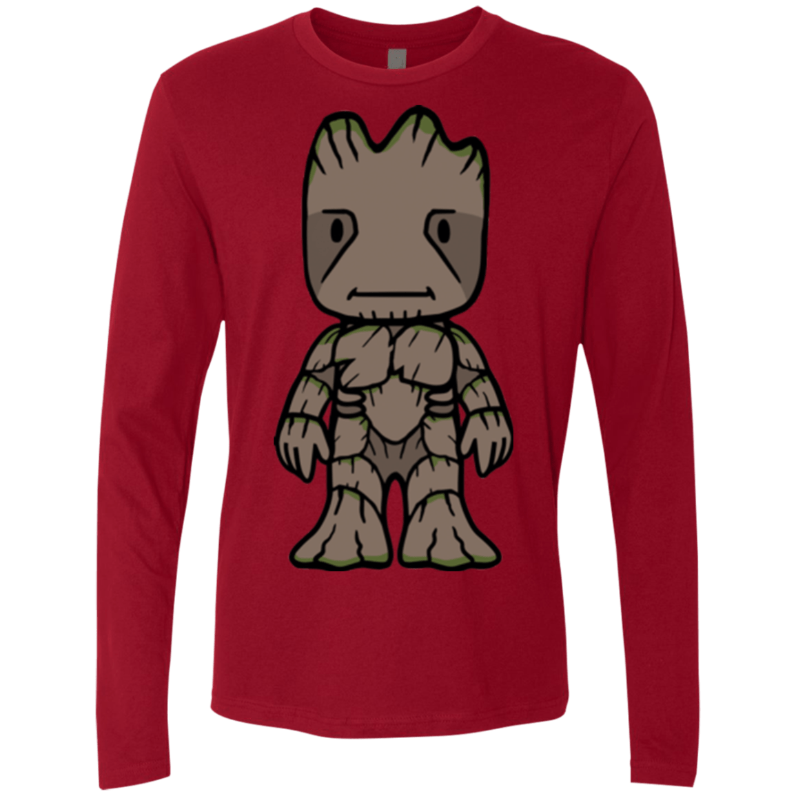 T-Shirts Cardinal / Small Friendly Tree Men's Premium Long Sleeve