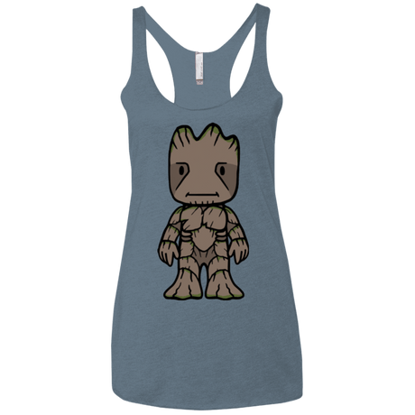 T-Shirts Indigo / X-Small Friendly Tree Women's Triblend Racerback Tank