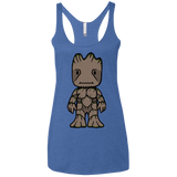 T-Shirts Vintage Royal / X-Small Friendly Tree Women's Triblend Racerback Tank