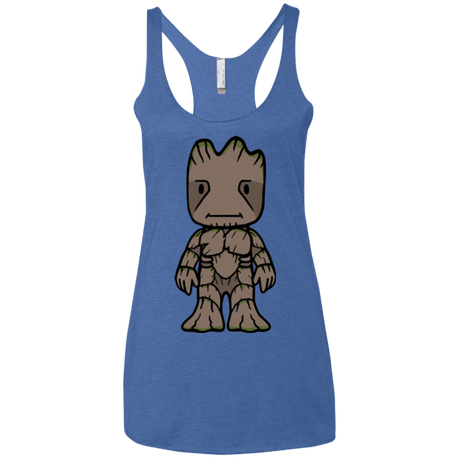 T-Shirts Vintage Royal / X-Small Friendly Tree Women's Triblend Racerback Tank